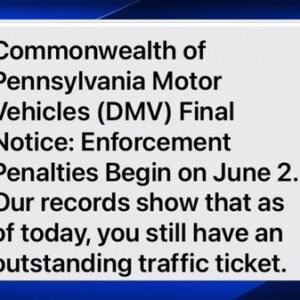 Drivers Warned About PA DMV Scam Text Messages - Thumbnail