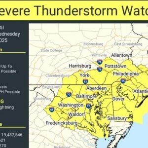 Severe Thunderstorm Watch: New Jersey on High Alert for Storms - Thumbnail
