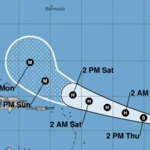 Tropical Storm Erin Path: Forecast and Forecasted Impacts - Thumbnail