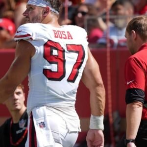 49ers Star Nick Bosa Exits Game with Knee Injury: Latest Updates - Thumbnail
