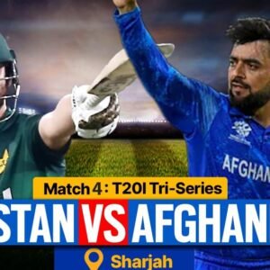 Intense Showdown: Afghanistan vs Pakistan in T20I Tri-Series - Thumbnail