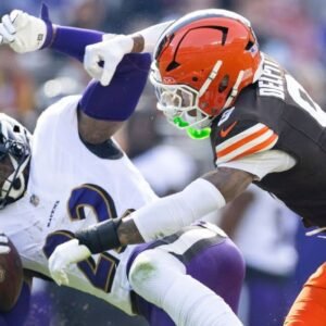 Derrick Henry Challenged by Browns’ Grant Delpit Ahead of Matchup - Thumbnail