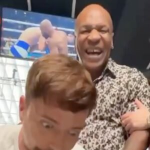 MrBeast Survives a Punch from Mike Tyson Ahead of Canelo-Crawford Fight - Thumbnail