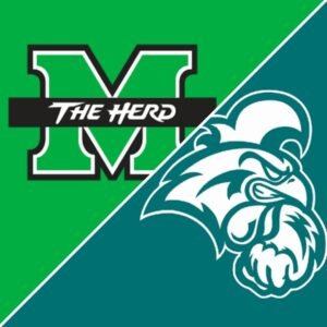 Coastal Carolina Chanticleers Football Dominates Marshall in Thrilling Victory - Thumbnail