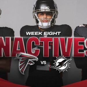 Falcons Depth Chart: Key Updates Ahead of Game Against Dolphins - Thumbnail