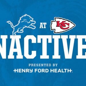 Kerby Joseph Returns: Key Player Active for Lions vs. Chiefs - Thumbnail