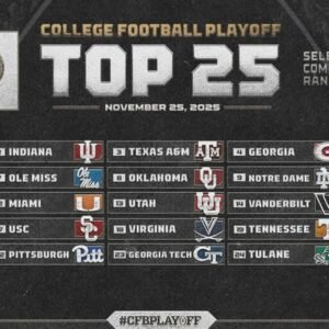 CFP Rankings: Ohio State Leads as Playoff Picture Takes Shape - Thumbnail