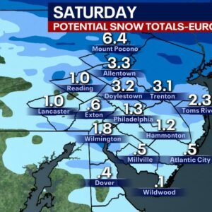 Sleet and Snow Storm to Hit Philadelphia This Weekend - Thumbnail