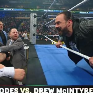 Drew McIntyre Makes Waves: Intense Collision in WWE Showdown - Thumbnail