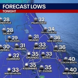 Freeze Warning: Cold Front Hits Central Florida with Wind and Rain - Thumbnail