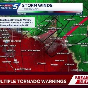 Multiple Tornado Warnings Issued in Central Oklahoma - Thumbnail