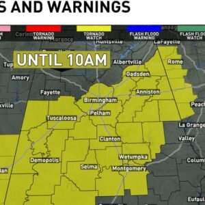 Severe WSFA Weather Update: Tornado Watch for Central Alabama - Thumbnail
