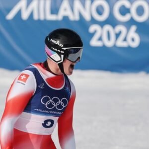 Matteo Franzoso Secures Silver in Olympic Downhill Skiing - Thumbnail