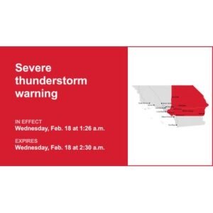 Severe Thunderstorm Warning: Prepare for High Winds and Rain - Thumbnail