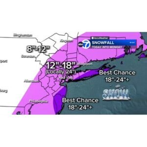Blizzard Warnings Expanded as Snow Totals Rise in NYC - Thumbnail