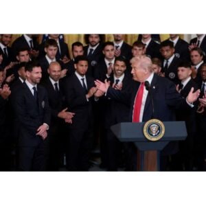 Trump Hosts Inter Miami CF Champions with Messi at the White House - Thumbnail