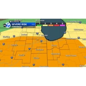 Severe Weather Warning for Chicago Area: Hail, Tornadoes, and Strong Winds Expected - Thumbnail