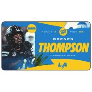 Chargers Make a Splash in NFL Draft with Brenen Thompson Selection - Thumbnail