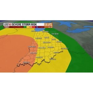 Severe Weather Alert: Indianapolis Faces Thunderstorms and Tornado Risks - Thumbnail