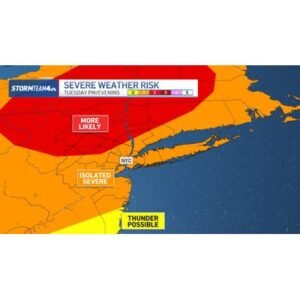 Severe Thunderstorm Watch Issued in New York’s Tri-State Area - Thumbnail