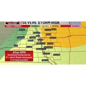 Severe Thunderstorm Warning: Unpredictable Weather Hits Omaha - Thumbnail