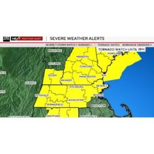 Urgent Tornado Warning Sparks Fear in Massachusetts Communities - Thumbnail