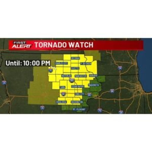 Urgent Tornado Watch Issued for Eastern Iowa as Storms Loom - Thumbnail