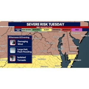 Severe Weather Threatens D.C. Area: Strong Storms Expected Today - Thumbnail