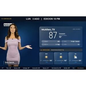 Clima McAllen: sorprendente calor nocturno de 87°F - Thumbnail