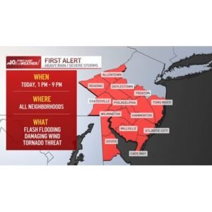 NWS: Shocking Tornado Confirmed as Storms Hit Philly Region - Thumbnail
