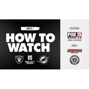 Breaking: Dolphins vs Raiders Watch Guide for 2026 Week 1 - Thumbnail
