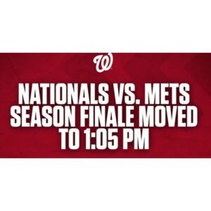 Breaking: Mets vs Nationals Game Moved Up for Weather - Thumbnail