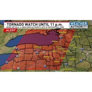 Urgent Tornado Watch Issued Across Upstate New York - Thumbnail