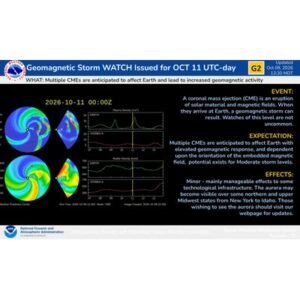 Aurora Forecast: Shocking G2 Storm Watch for October 11 - Thumbnail