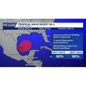 Hurricane Tracker: Critical Gulf System May Strengthen - Thumbnail